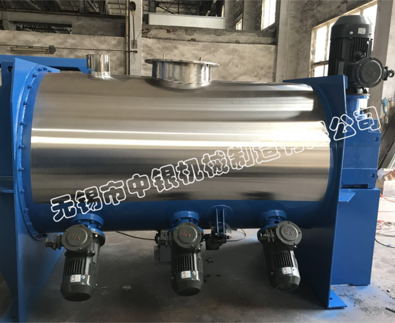 無錫中銀2000L螺帶混合機成功發(fā)往遼寧